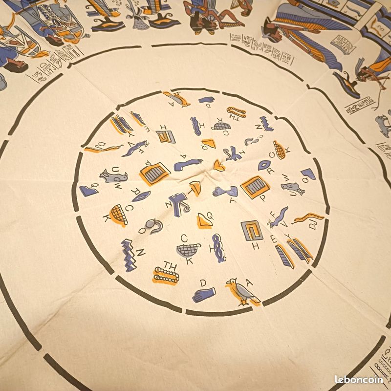 Nappe + 6 serviettes motifs égyptiens (image 11)