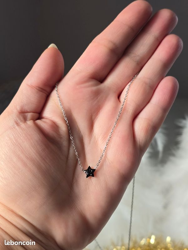 Aneneiceera Collier Pendentif Étoile En Cristal Boho Collier Chaîne Étoile Argent Collier Ras De Cou Étoile Vintage Collier Collier Étoile Strass Bijoux Pour Femmes (multi Étoile