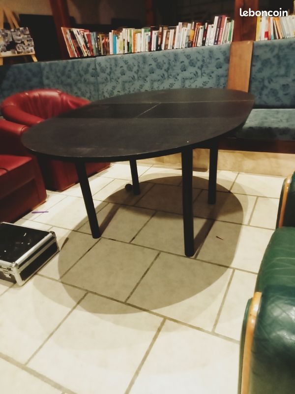 Table ronde avec rallonge (image 2)