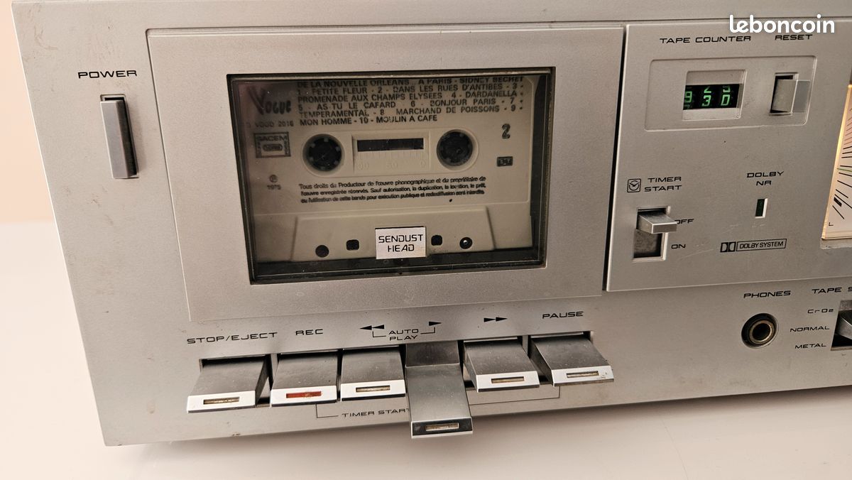 Platine Cassette AKAI CS-707 D - Vintage Hi-Fi Japonais - Fonctionnelle