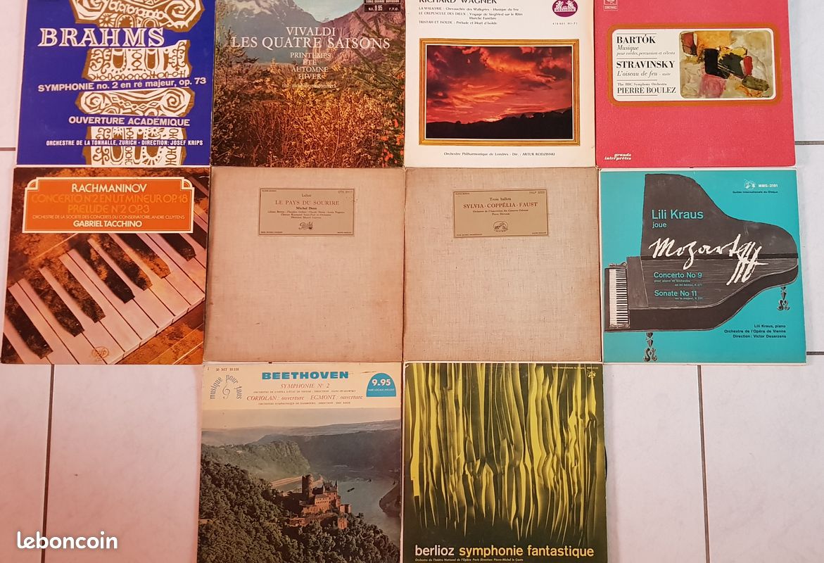 10 albums vinyles 33 tours musique classique (image 1)