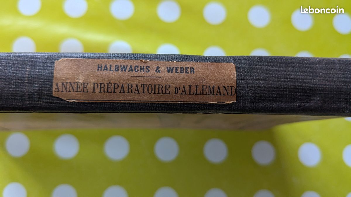 Ancien livre scolaire d'allemand 1908 (image 8)