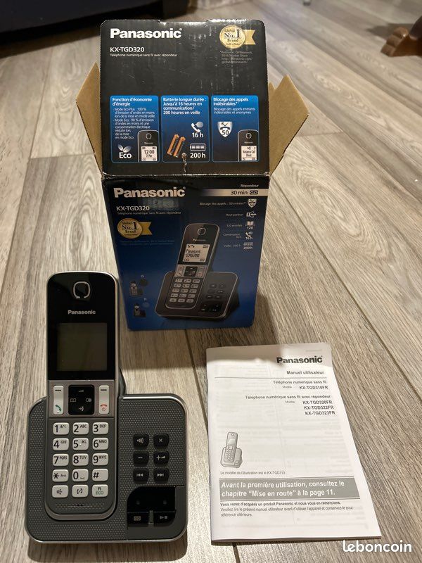 Répondeur Téléphonique Vintage Panasonic KX-T1470 - Neuf Dans Sa Boîte