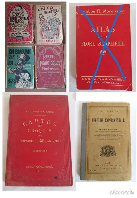 Livres anciens, prix en baisse par lots (image 6)
