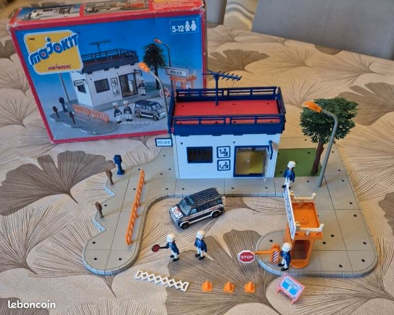 Majorette Majokit – Poste De Police 7402 – Jouet Miniature France (occasion Boîte)