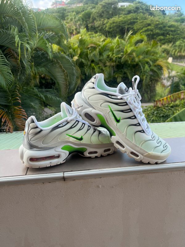 Tn Bleu Tn Blanche Fluo Nike Air Max Plus TN Chaussures