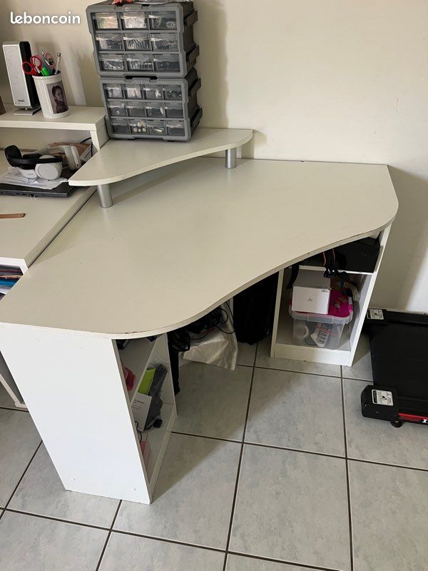 Bureau d’angle - Blanc (image 2)