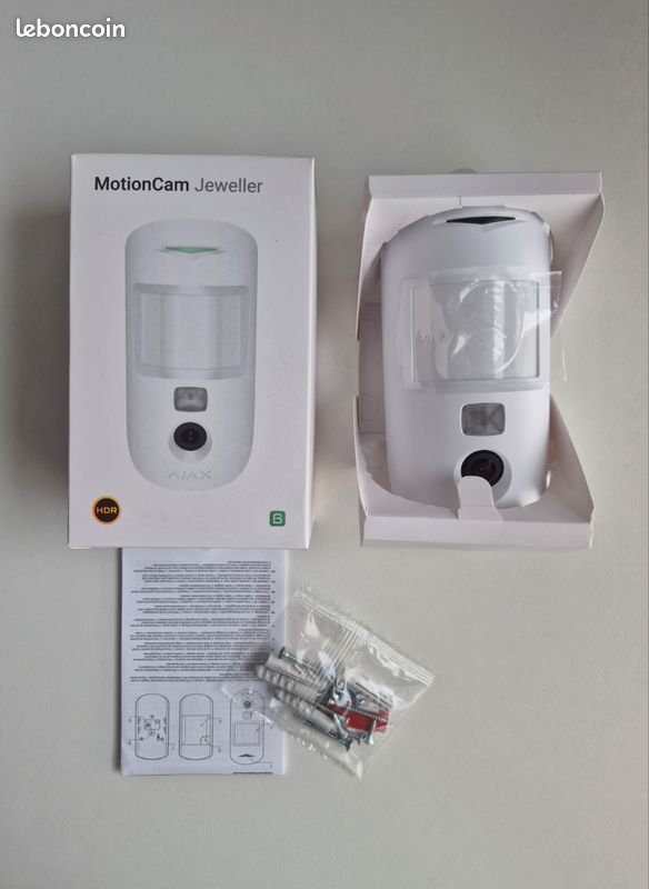 Ajax MotionCam Jeweller Blanc HDR – Détecteur avec photo (image 2)