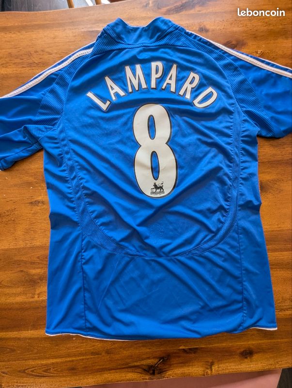 Chelsea FC Frank Lampard #8 maillot domicile 2006–08 – Adidas – XL (image 4)