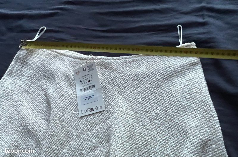 Micro Jupe En PU Crème À Taille Élastique | Ensembles | PLT FR