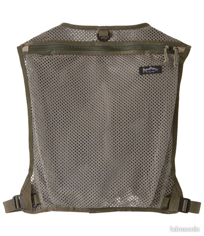 Gilet De Pêche Filson à Bretelles, Maille, Marron Foncé, Taille L - Quasi Neuf