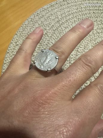 Bijoux Bague Piece De 50 Centimes Bague Piece Argent 50 Centimes