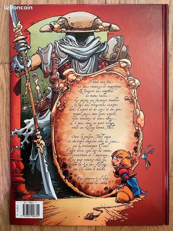 BD Tibill le Lilling 01 Salade d'Ortiz Premiere edition originale 2010 Bande dessinée Ange / Cagniat (image 3)