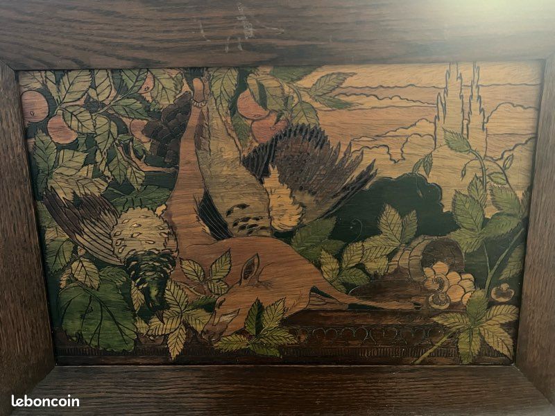 Gravure bois style marqueterie (image 1)