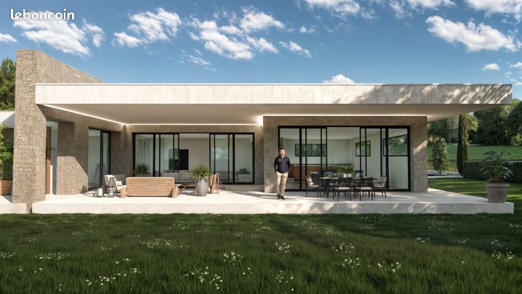 200m2 en plein pied sur 1,2 Ha de terrain arboré