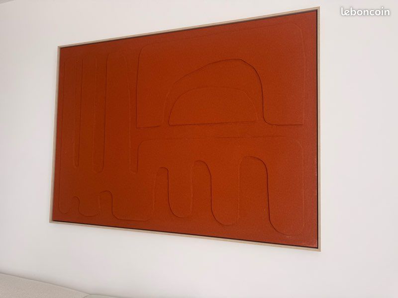 Tableau rot acryl rouge (image 1)