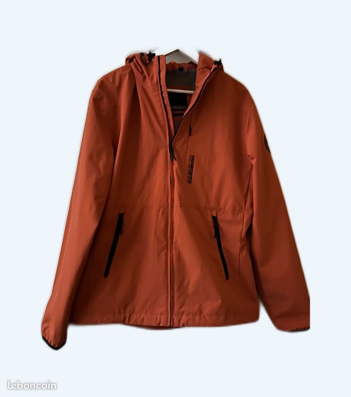 Napapijri Veste Homme Manteau Napapijri Rouge Blouson Homme