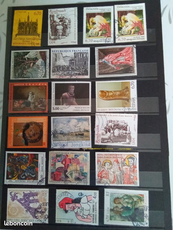 Timbres français oblitérés (image 1)