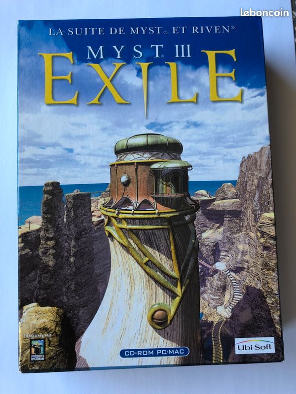 Jeu Xbox Myst III Exile – Version PAL Française – En Bon état Complet – Jeu D'aventure Et D'énigmes