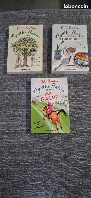 Lot de 3 livres Agatha Raisin (image 1)