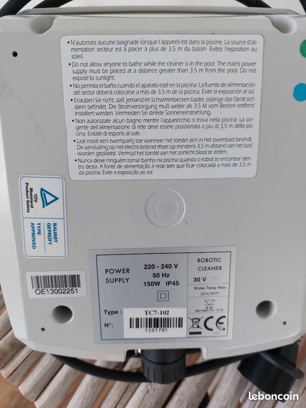 Boîtier de commande TC7-102 robot piscine Zodiac voyager 2X (image 2)