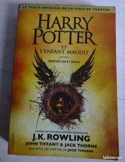 Livres Romans - Harry Potter et l'enfant Maudit Grand Format (image 1)