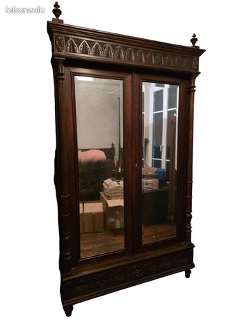 Miroir ancienne porte d'armoire