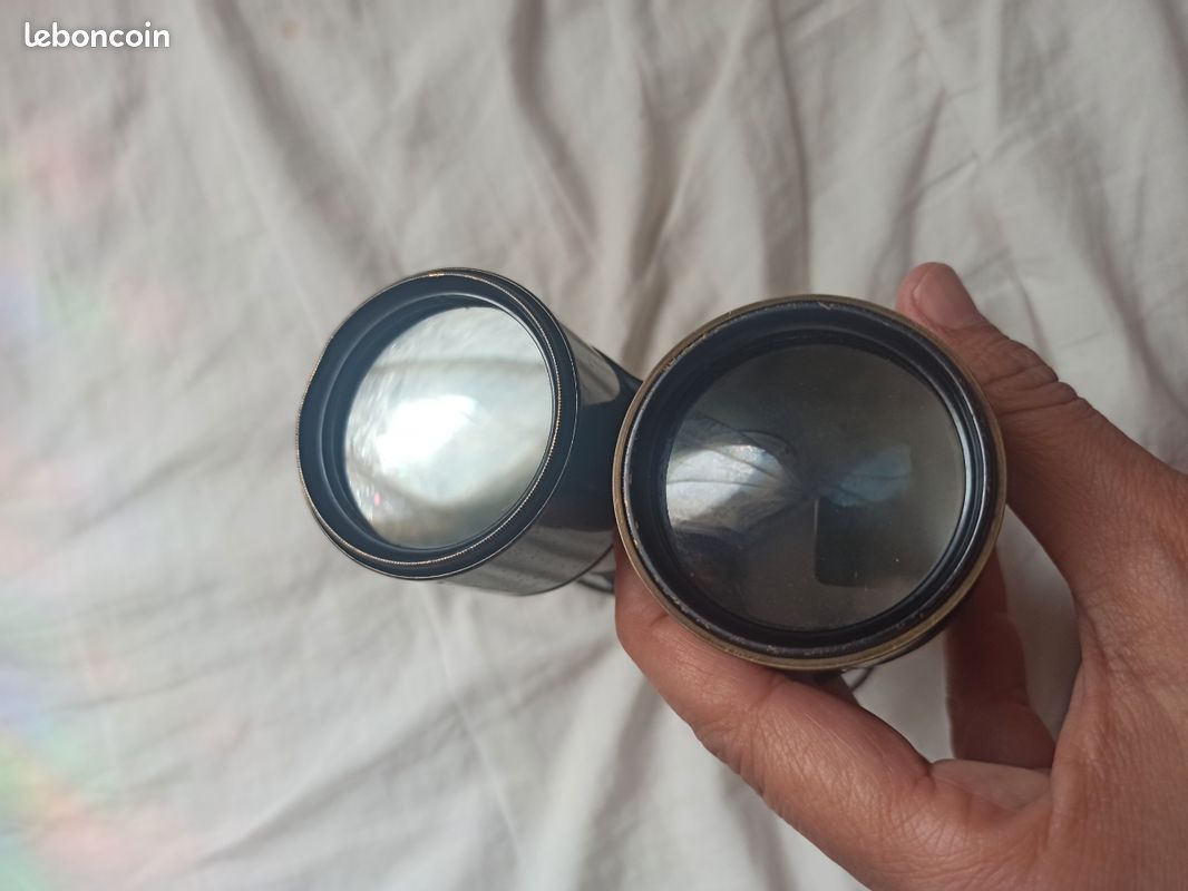 Ancienne Paire De Jumelles A. Tubeuf Paris Optique Vintage Occasion