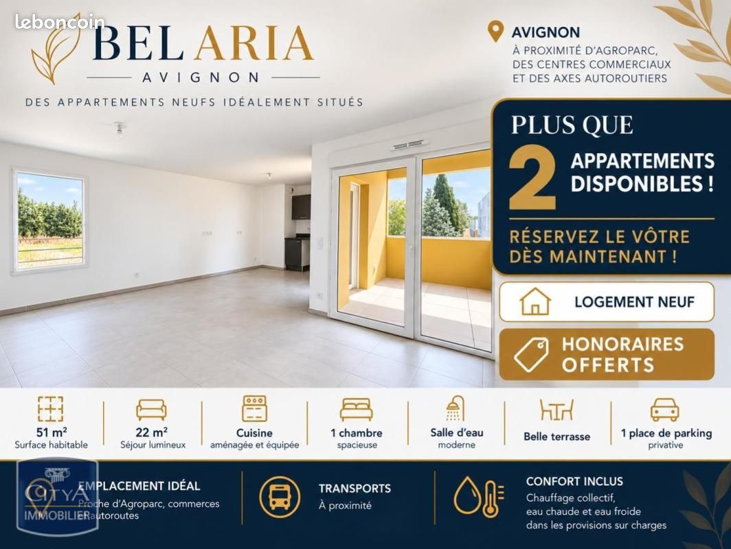 Appartement 2 pièces 51 m² · à Avignon · 51 m² · 765 €/mois