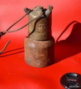 Lampe de mineur à carbure en laiton (image 1)
