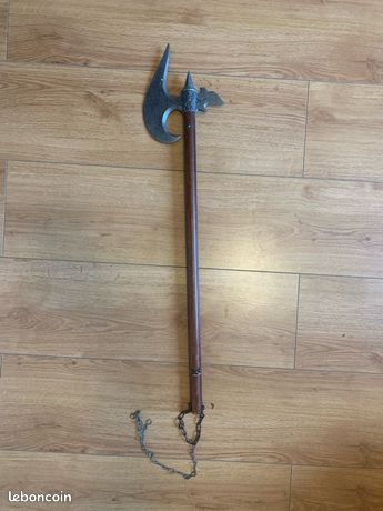 Tête de hache vintage en acier barbu de 3,14 lbs - forgée à la main