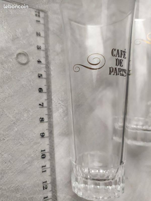 Lot 6 verres "Café de Paris" (image 4)