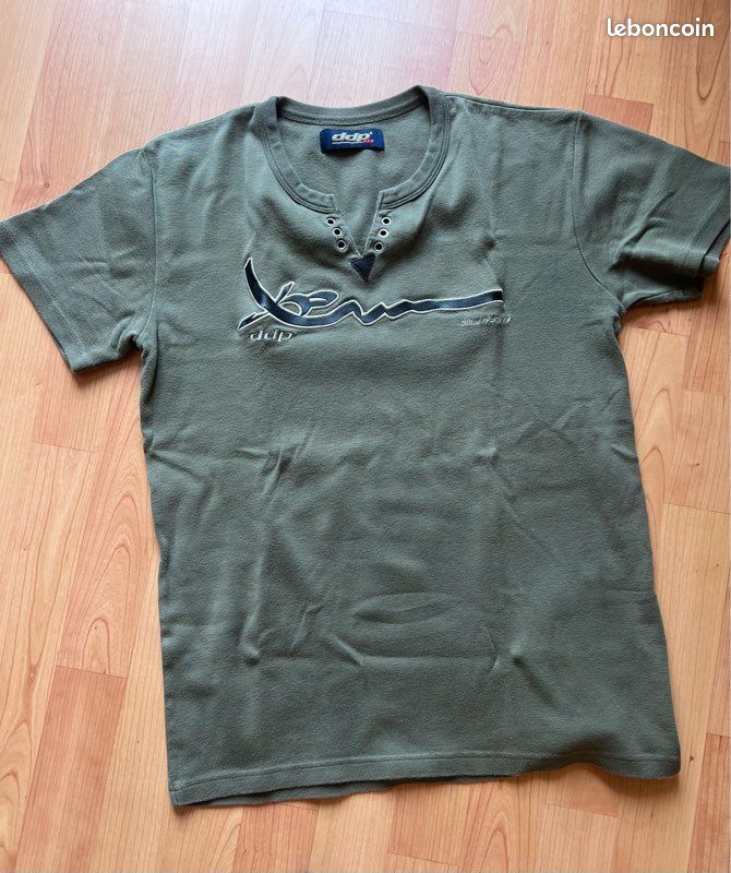 Bermuda gris militaire GAP Kids et T-shirt kaki DDP (image 2)