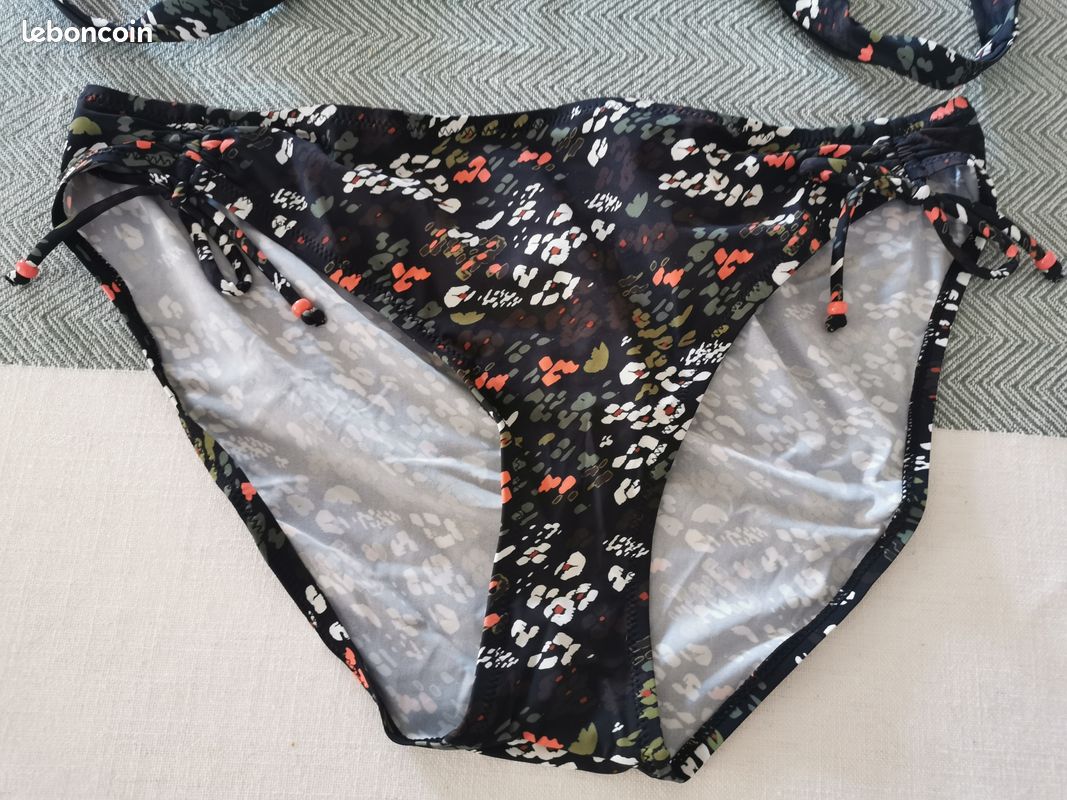 Darjeeling Maillot De Bain Slip Taille Haute Maillot De Bain