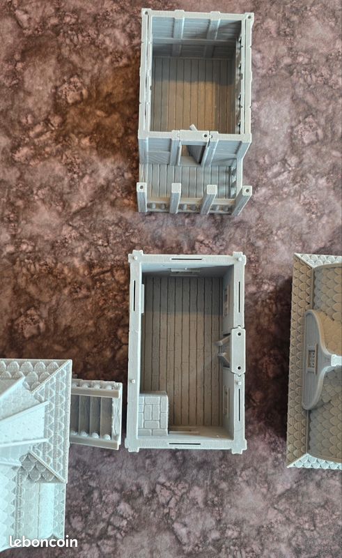 Maison 2 étages JDR - terrain à peindre, pour jeux de rôle / figurines (D&D, Pathfinder...) (image 4)