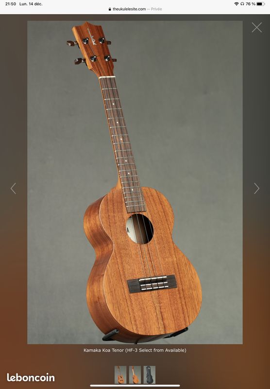 Ukulele Kamaka ténor HF-3 (image 9)