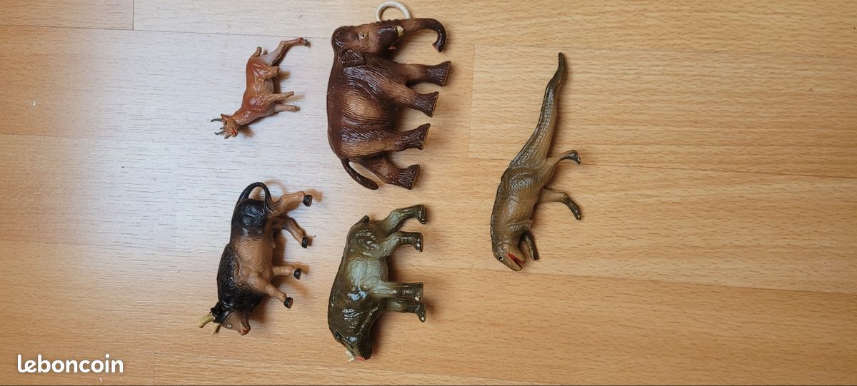 Starlux - La Préhistoire : Les Animaux Sauvages - Blister Rare 2 Figurines - 1:32 (60mm) - France