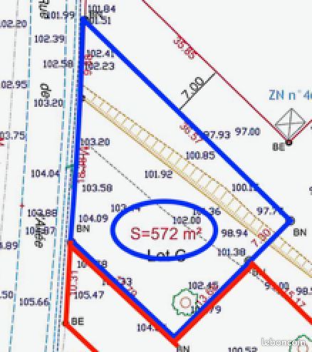 Terrain à bâtir de 572 m² à CAMORS (56) · 39 000 €