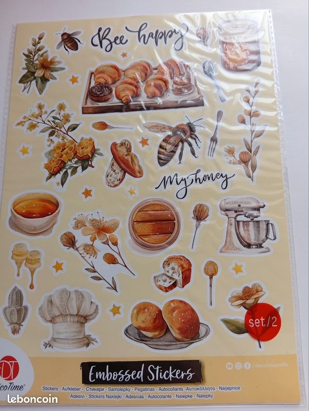 Autocollants decotime 2 pages différentes (image 1)
