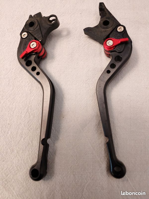 Levier De Embrayage/Frein Long CNC Noir Pour Suzuki TL1000S 1997-2003 - Neuf
