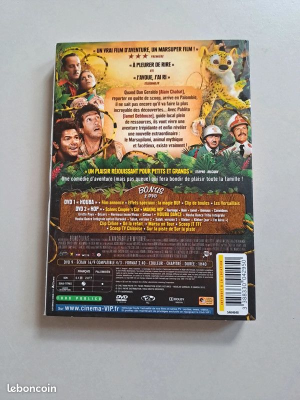 Coffret 2 DVD "sur la piste du Masupilami" (image 2)