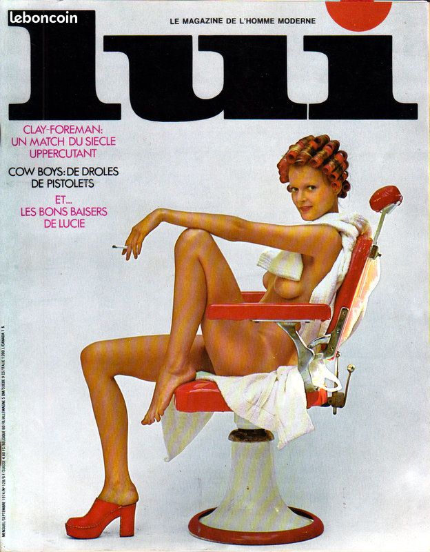 LUI magazine n° 128.../...BONS BAISERS DE LUCIE.../...SEPTEMBRE 1974 (image 1)