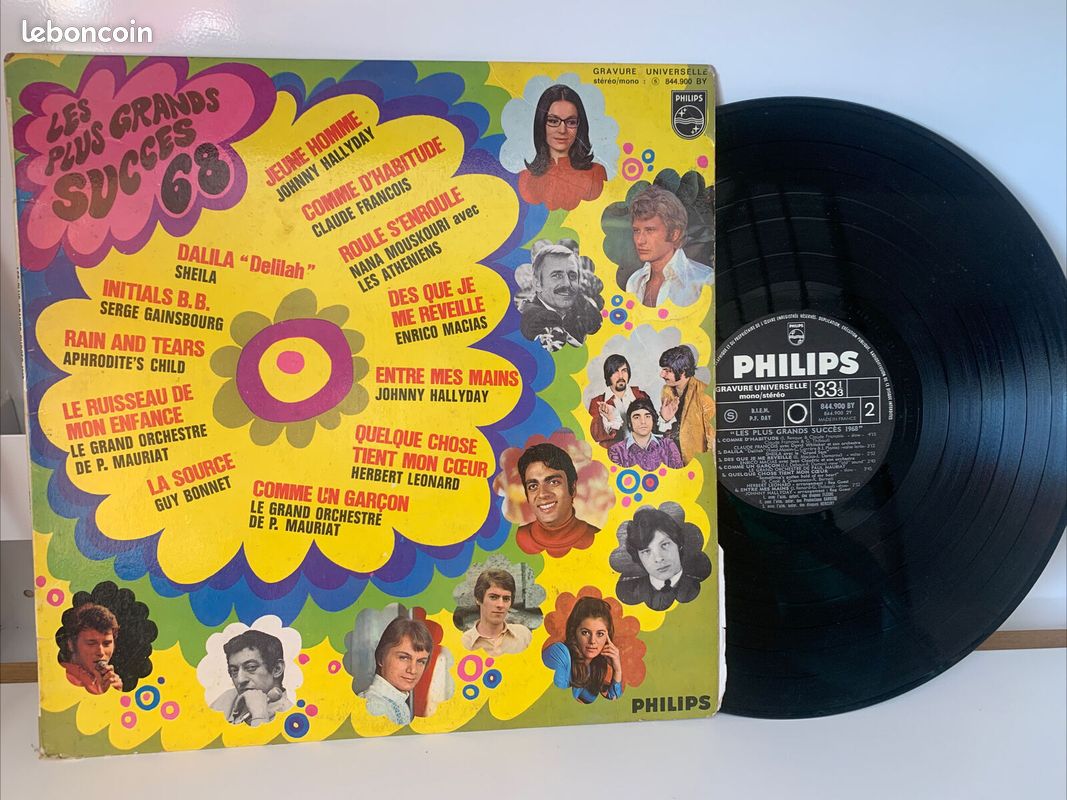 Disque Vynile 33T Les Plus Grand Succès 68 - Philips (image 1)