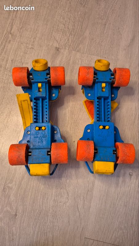 Patins à Roulettes Vintage XXtreme Années 90 - Taille Enfants 34-37 - Neuf