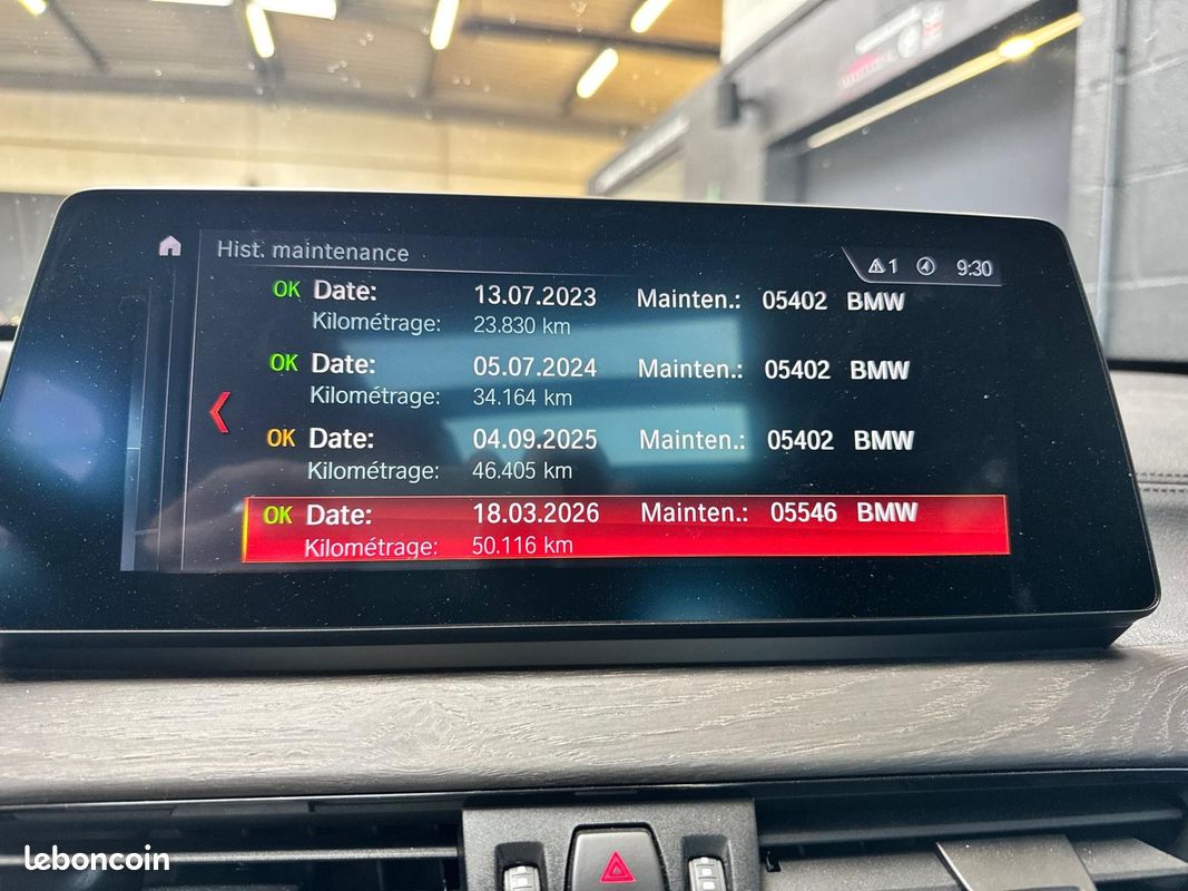 BMW X1 F48 LCI xDrive 25e 220 ch BVA6 M Sport - FRANCAISE - HISTORIQUE BMW (image 36)