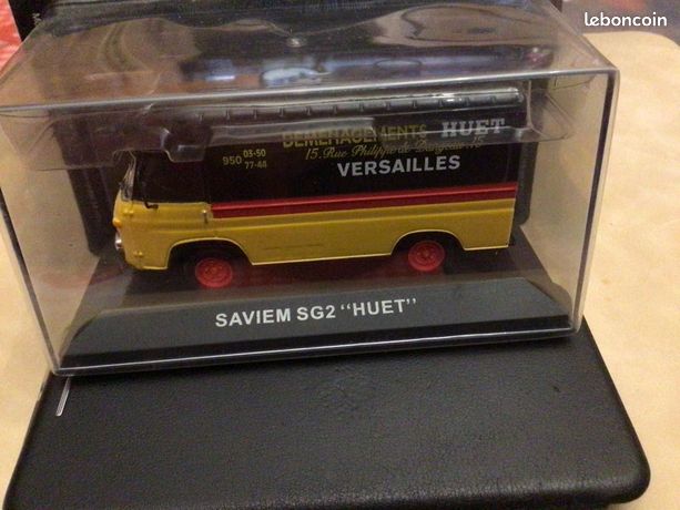 Modèle Réduit 1/43 - Camion Saviem SG2 Déménagement Huet - Marque IXO - Neuf Dans Sa Boîte