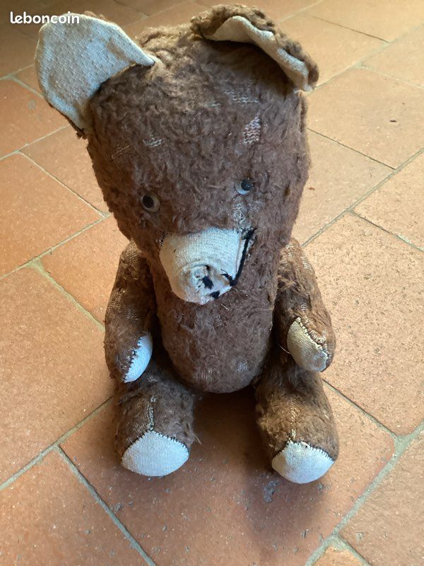 Ours en peluche ancien de collection – Mohair & Articulé – Années 50 - Jeux & Jouets Ours en peluche ancien de collection – Mohair & Articulé – Années 50 - Jeux & Jouets