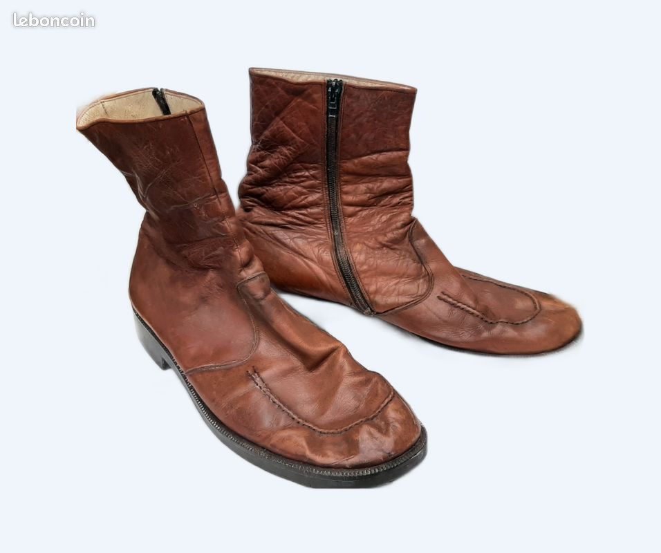 Bottines en cuir (image 1)