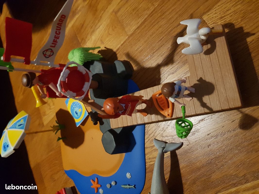Playmobil plage, pédalo hélicoptère (image 2)