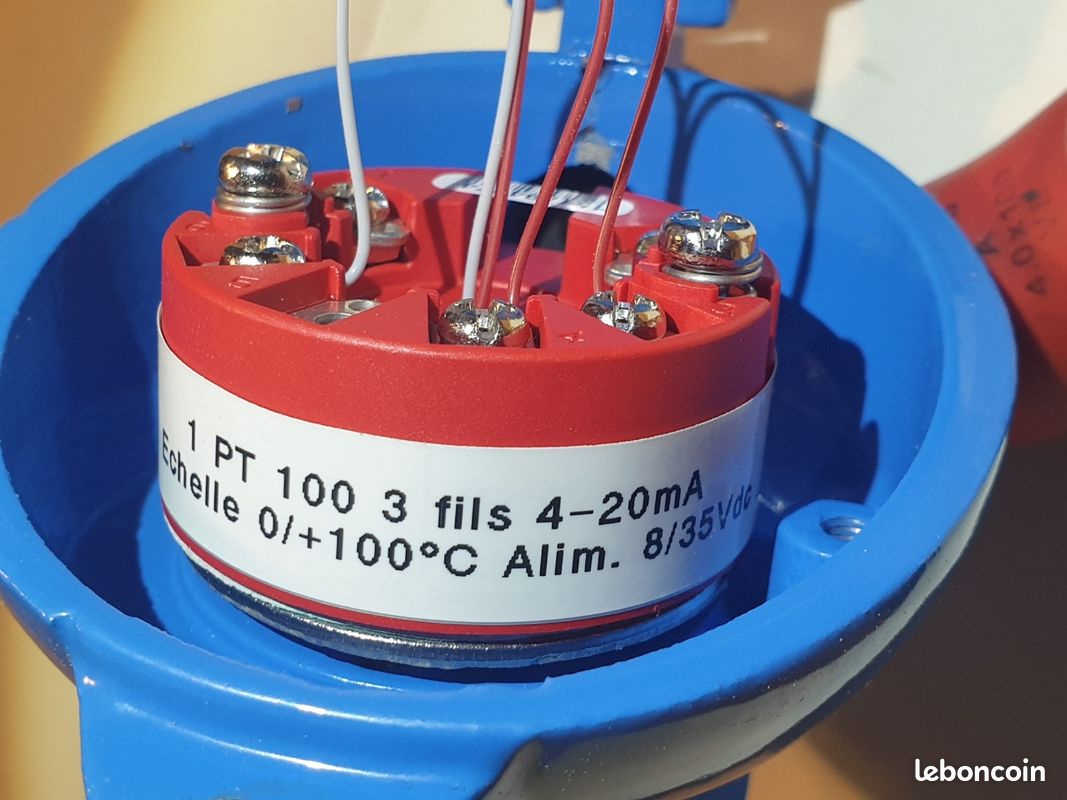 Pt100 3 fils neuve avec convertisseur (image 2)